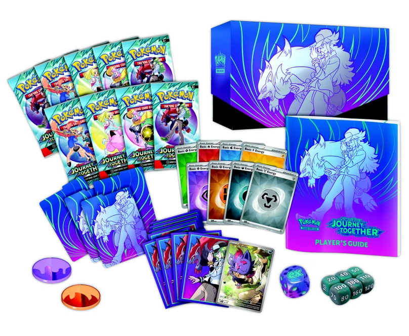 Scarlet & Violet Journey Together Elite Trainer Box 9 Booster Pack (English)